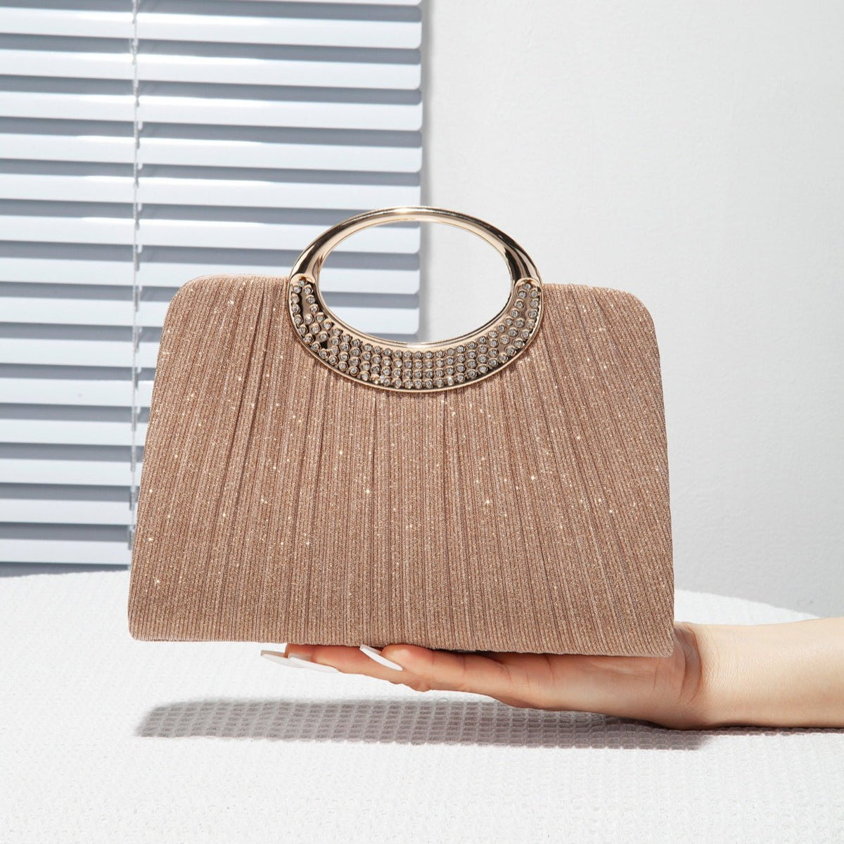 Sac Cartable Plissé avec Anse Ovale（MAC441）