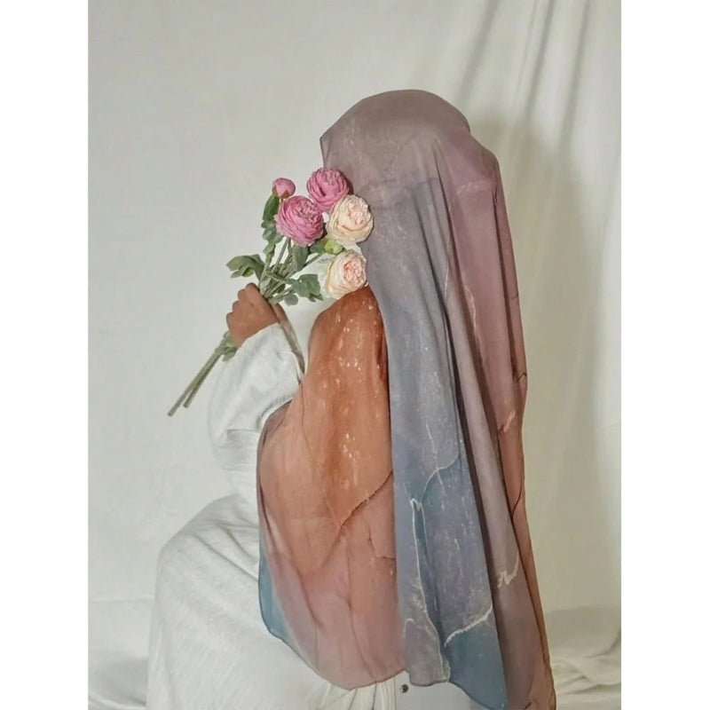 Hijab Marbré Aquarelle Bohémien (MH124)