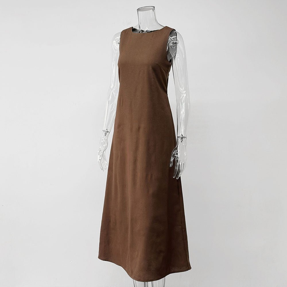 Robe Midi Sans Manches en Coton (MS500)