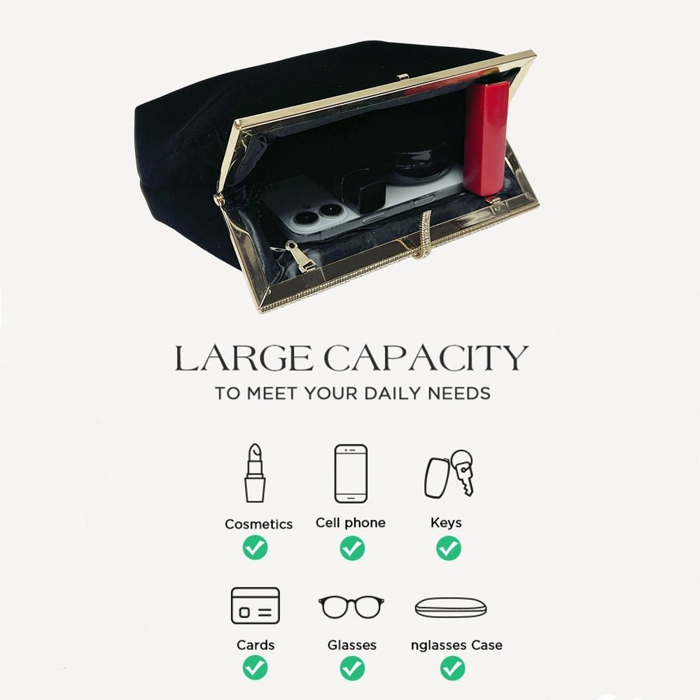 Élégant Pochette de Soirée & Sac Bandoulière (MAC448)
