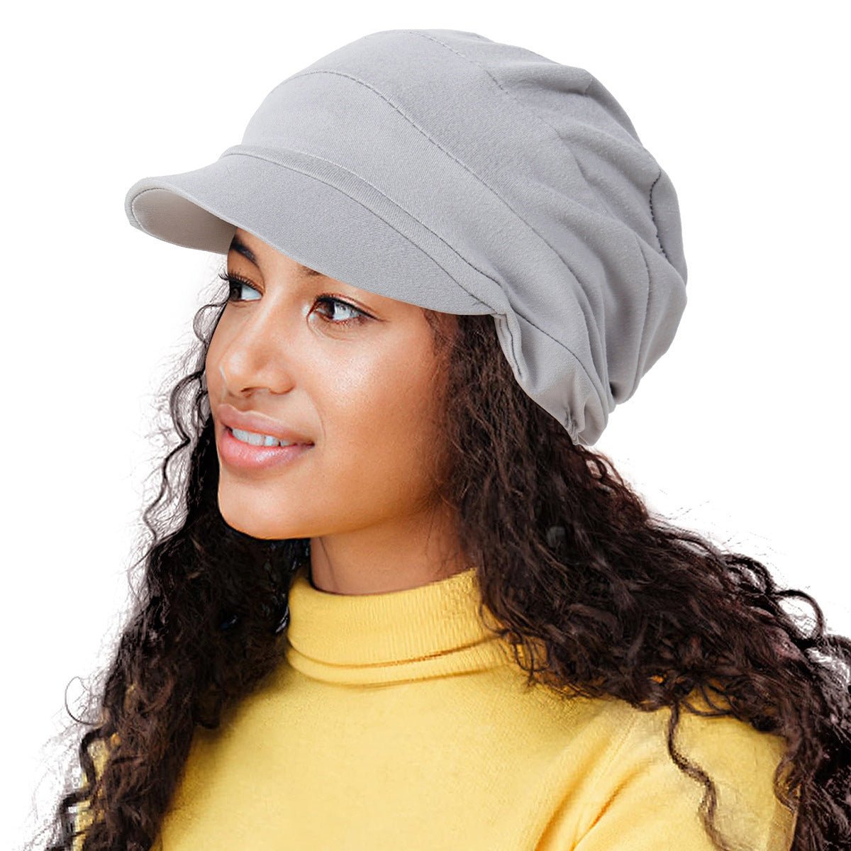 Hijab polyvalent, chapeau à bordure (MH108)