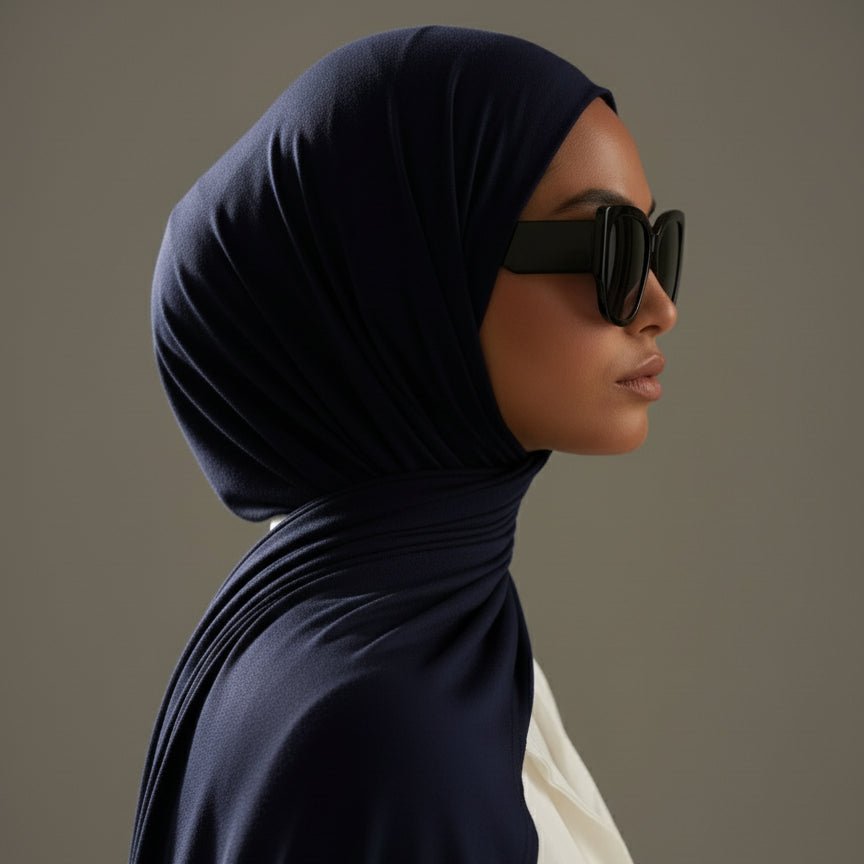 Hijab en Jersey de Bambou Premium | Hijab en Bambou Naturel (MH195)