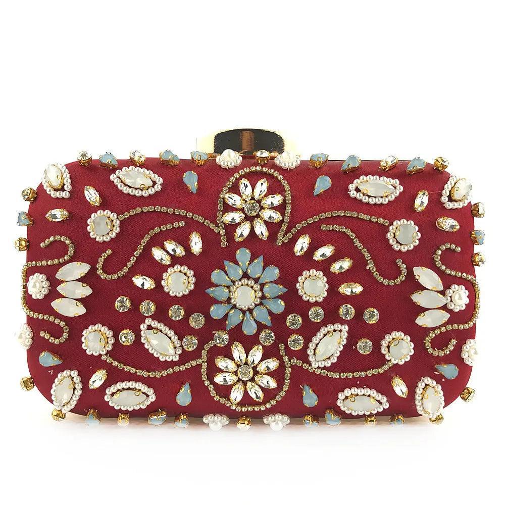 MAC012 Sac à main de luxe, sac Cheongsam Diamant