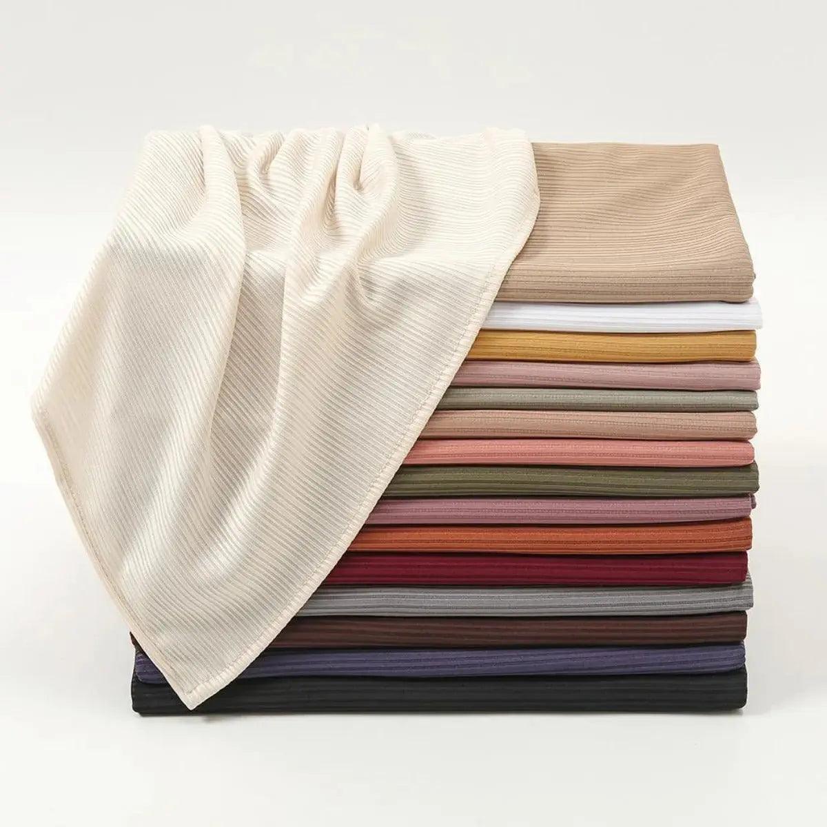 Hijab en Jersey Doux Froissé | Hijab Froissé (MH001)
