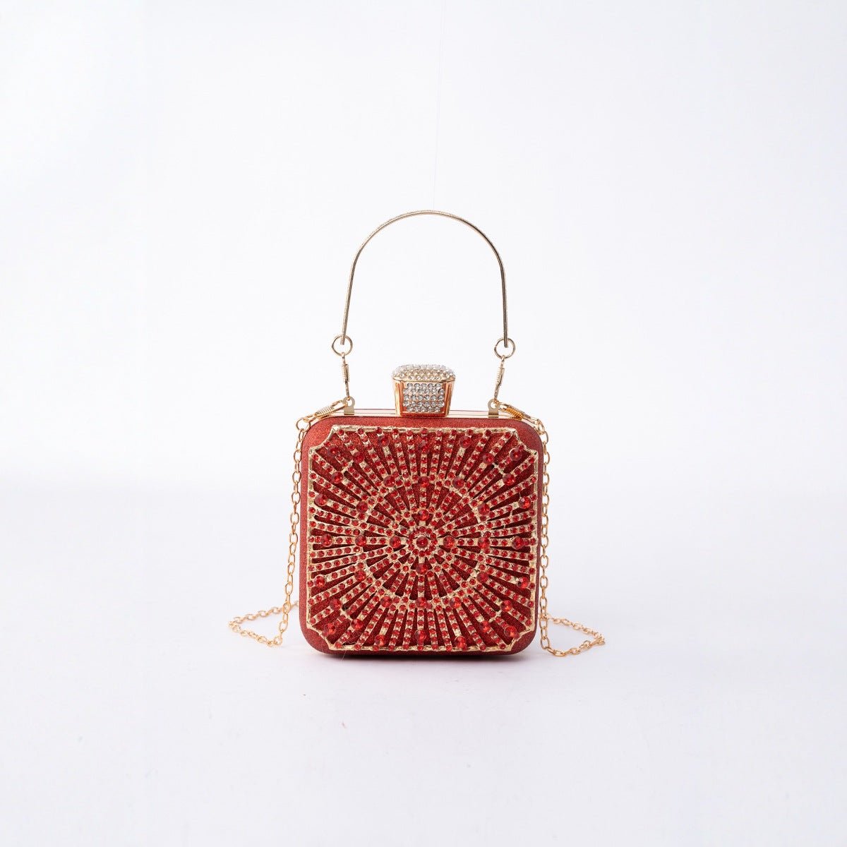 Sac Elegance Brilliant Diamond - Sac boîte de soirée fait main pour soirées et mariages (MAC269)