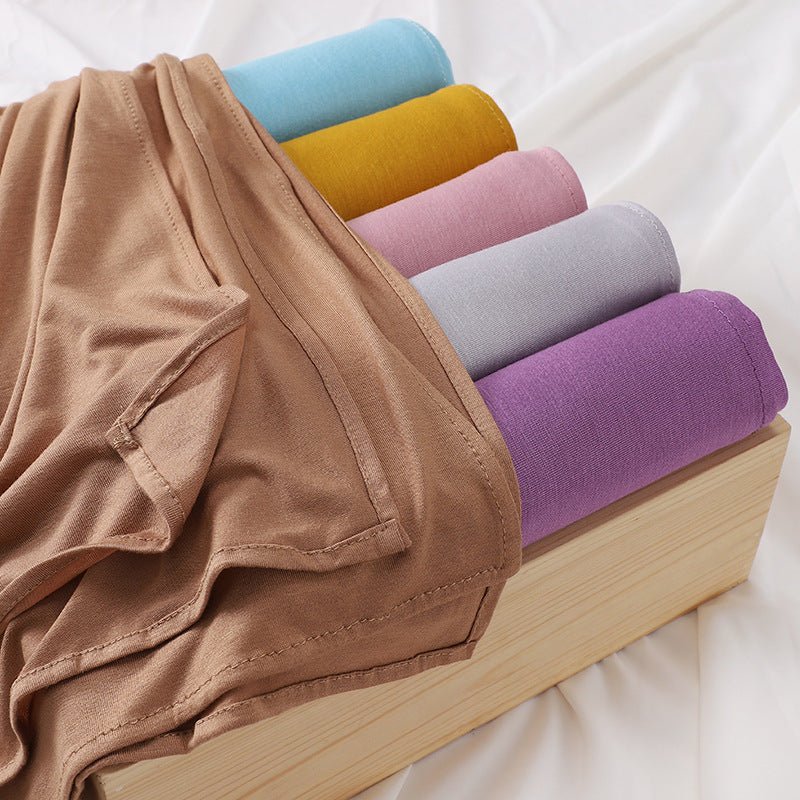 Hijab Premium Style Bohème en Coton Mercerisé Grand Format (MH114)