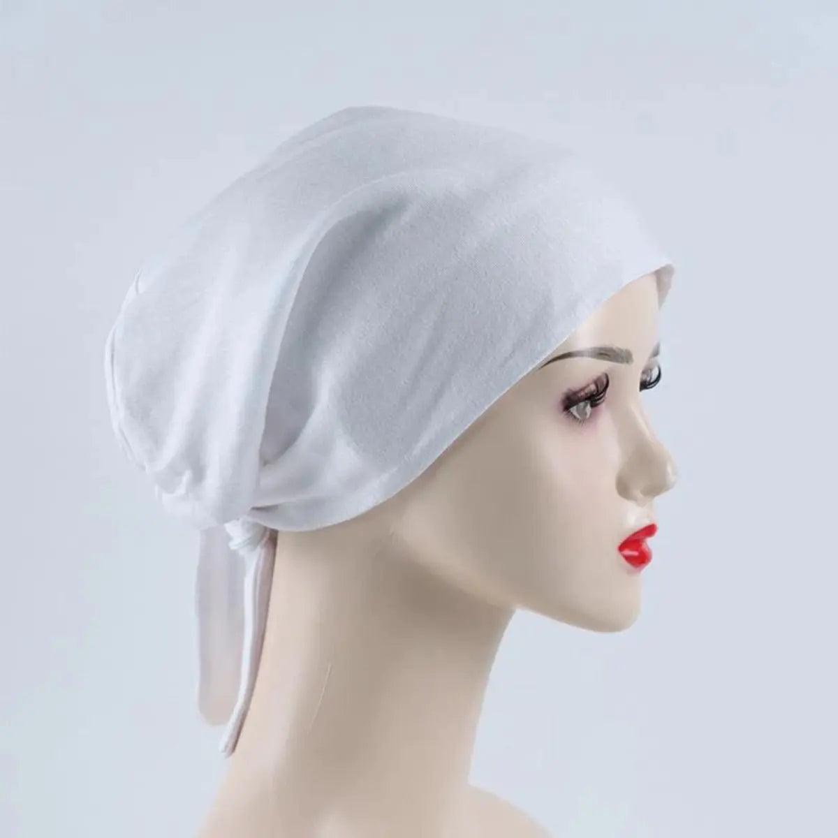 Sous-bonnet doublé en satin double couche (MH010)