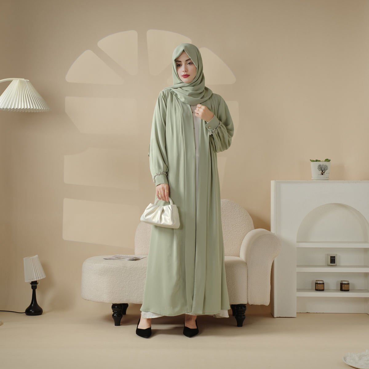 Cardigan Abaya, Abaya style occidental (MOA061)