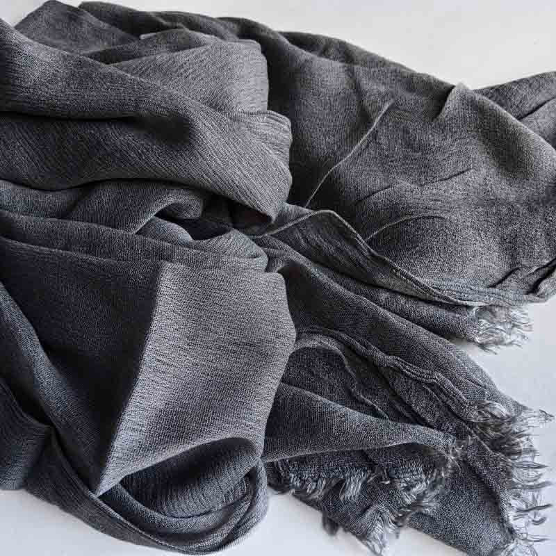 Hijab en coton à pompons | Hijab en crêpe à pompons (MH086)