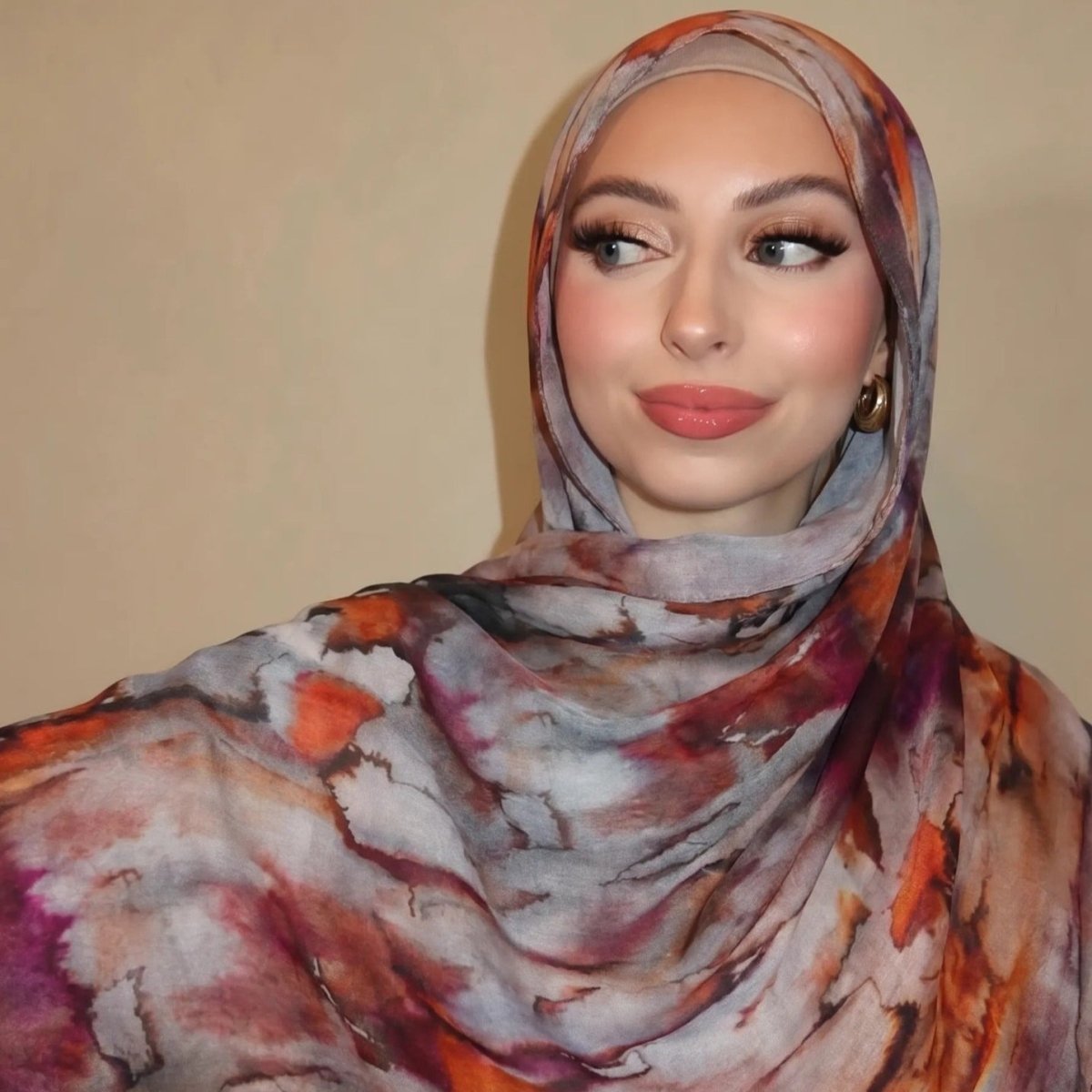 Foulard Hijab Watercolour Wash (MH240)