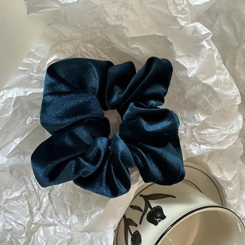 Chouchous hijab MAC009, accessoires cheveux fleur en velours