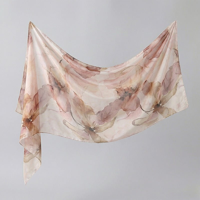 Foulard Hijab Imprimé Aquarelle (MH229)