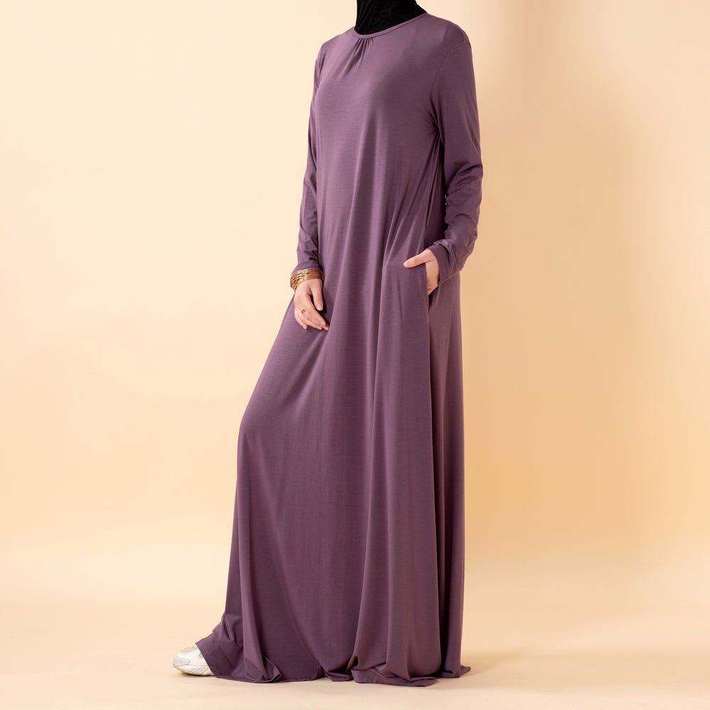 Robe évasée Premium Lenzing™ Modal en Natural Stretch (MA357)