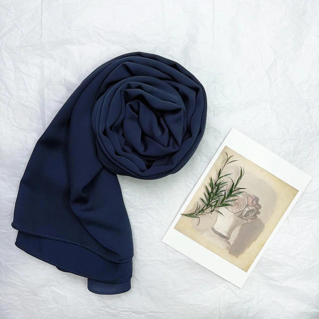 Hijab en Mousseline Haute Densité (MH005)