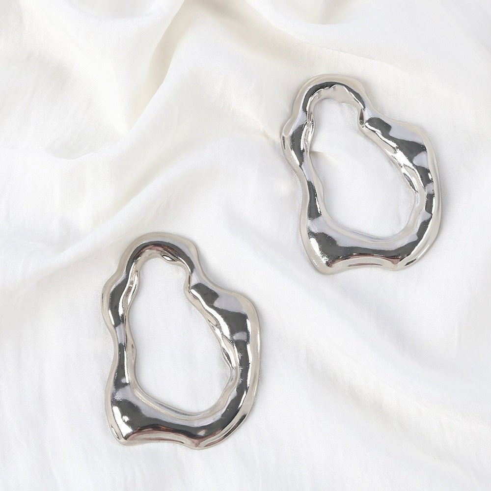 Bague en métal irrégulière pour hijab (MAC365)