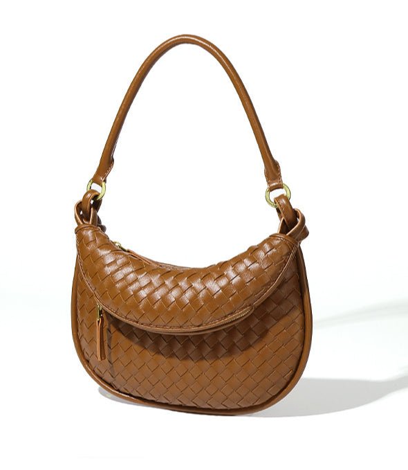 MAC177 Sac à bandoulière tissé rétro, chic et polyvalent, haut de gamme