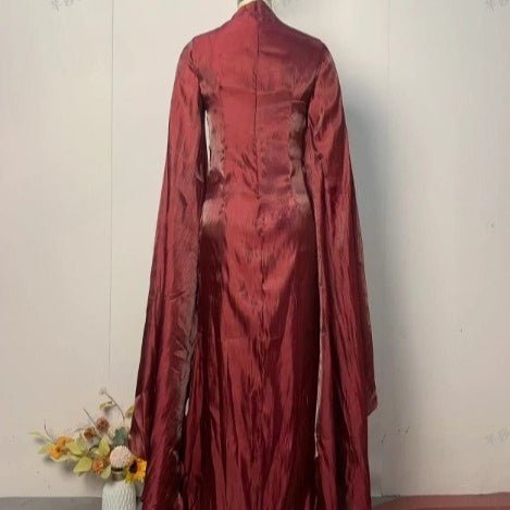 Robe Longue Ajustée à la Taille (MS285)