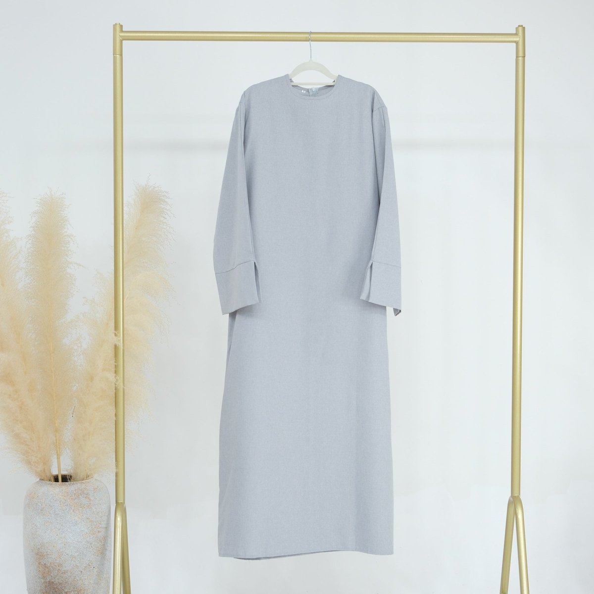 Abaya décontractée ample unie (MA109)