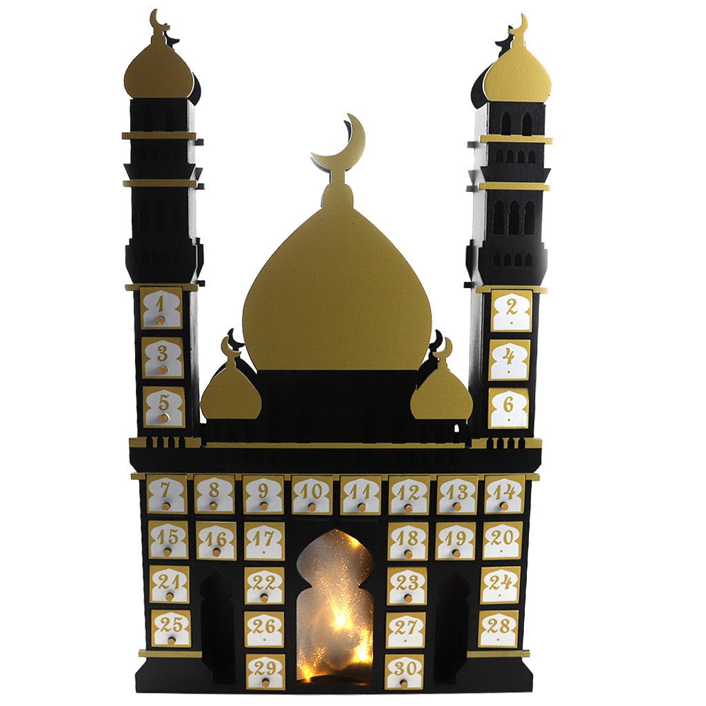 Château arabe en bois - Compte à rebours du Ramadan (MAC384)