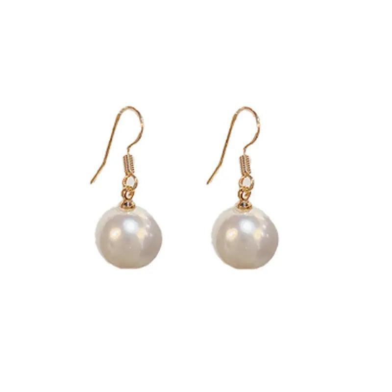 Boucles d'oreilles puces en perles de culture d'eau douce naturelles MAC055