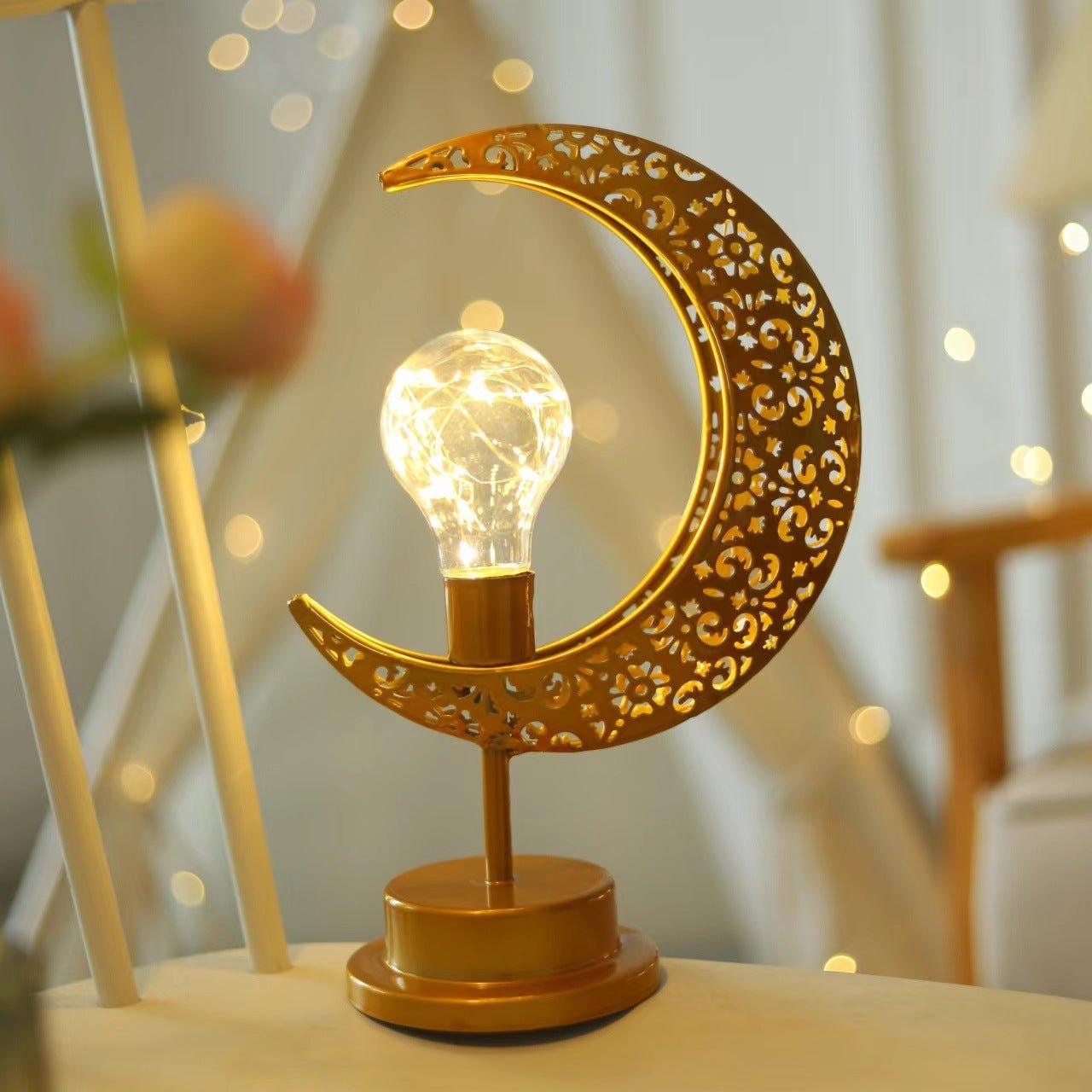Lampe Lune MR060 en fer forgé avec LED