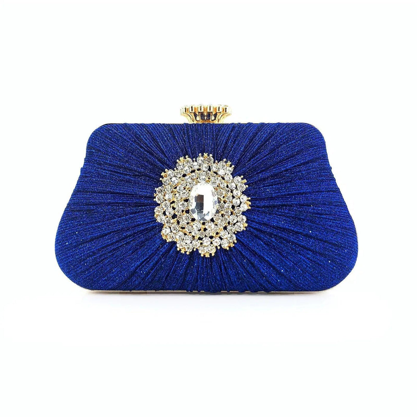 Sac MAC033 pour femme, plissé, artisanal, orné de strass