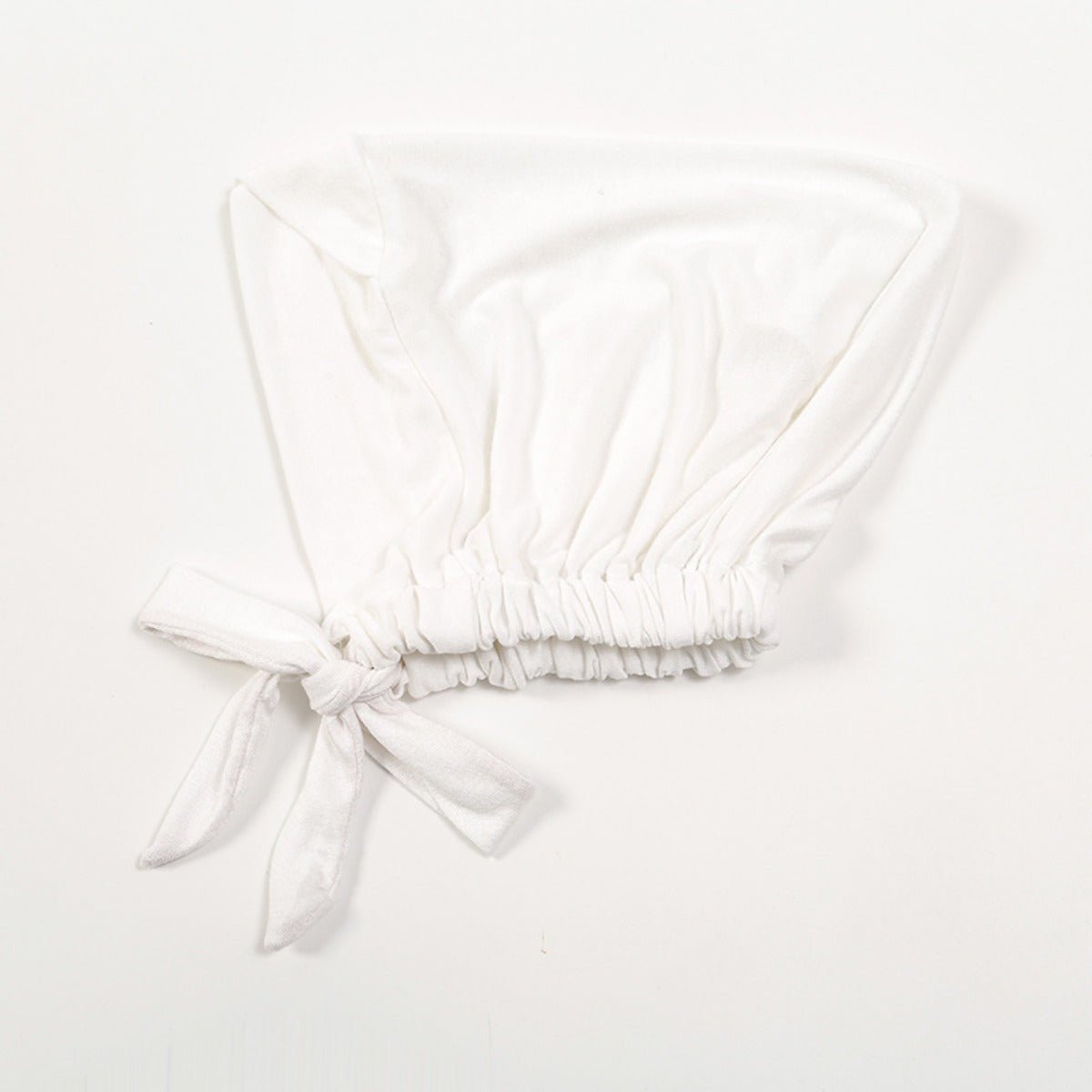 Bonnet hijab en coton mercerisé premium à bandes croisées avec bord ajustable (MH116)