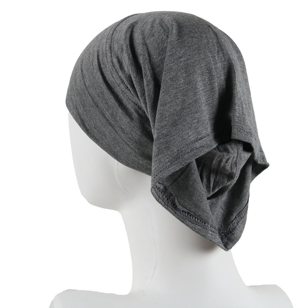 Bonnet Hijab en Coton Mercerisé | Bonnet Tube Extensible (MH198)