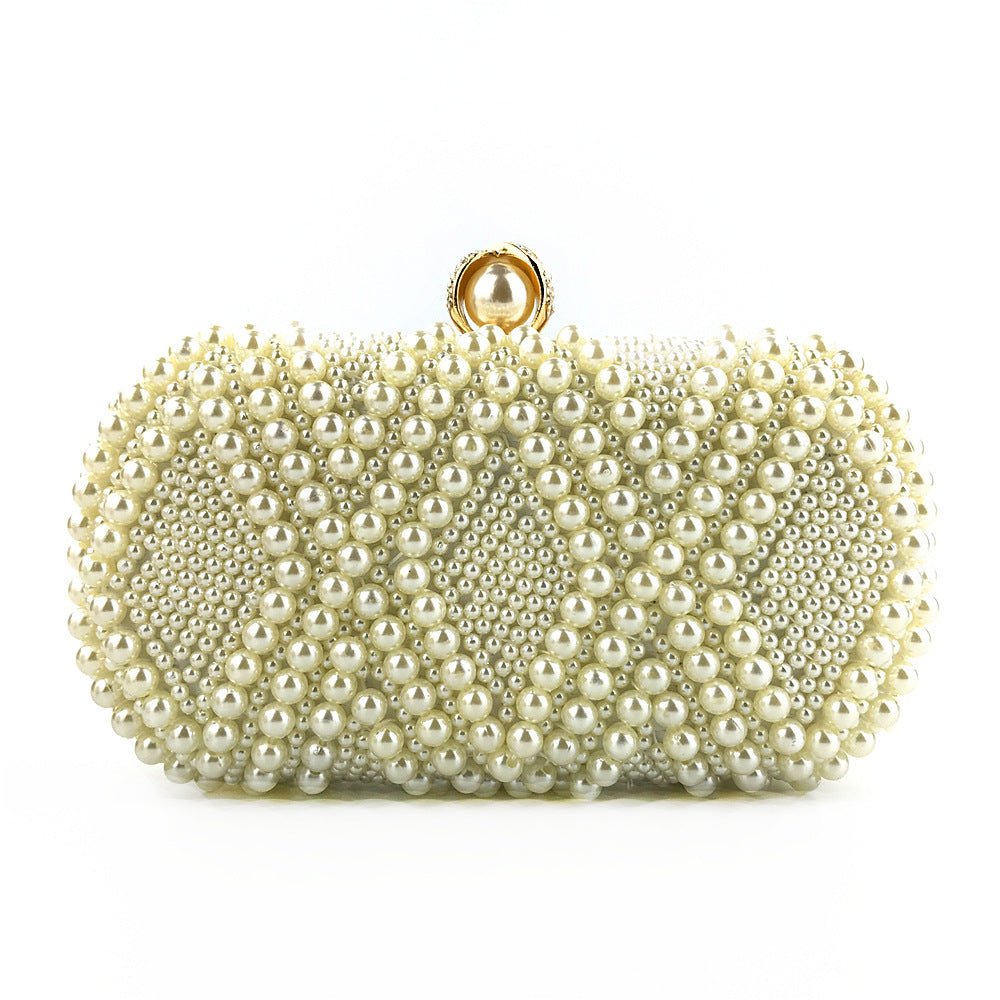 Sac à Main de Soirée Élégance en Perles Brodées à la Main (MAC286)