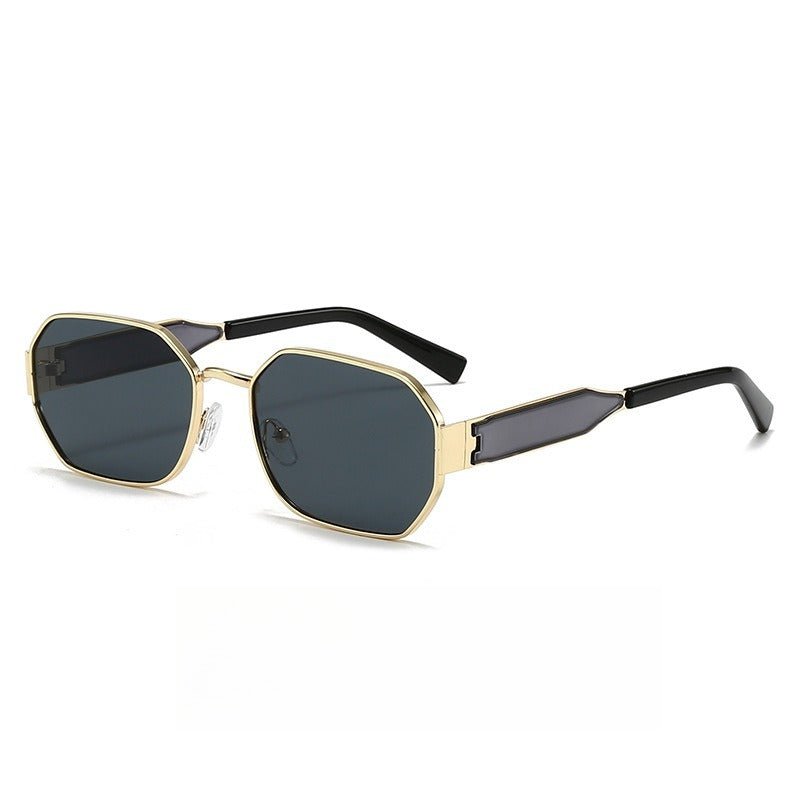 Lunettes de soleil vintage à monture étroite – Style rétro chic avec verres teintés pour femme (MAC262)