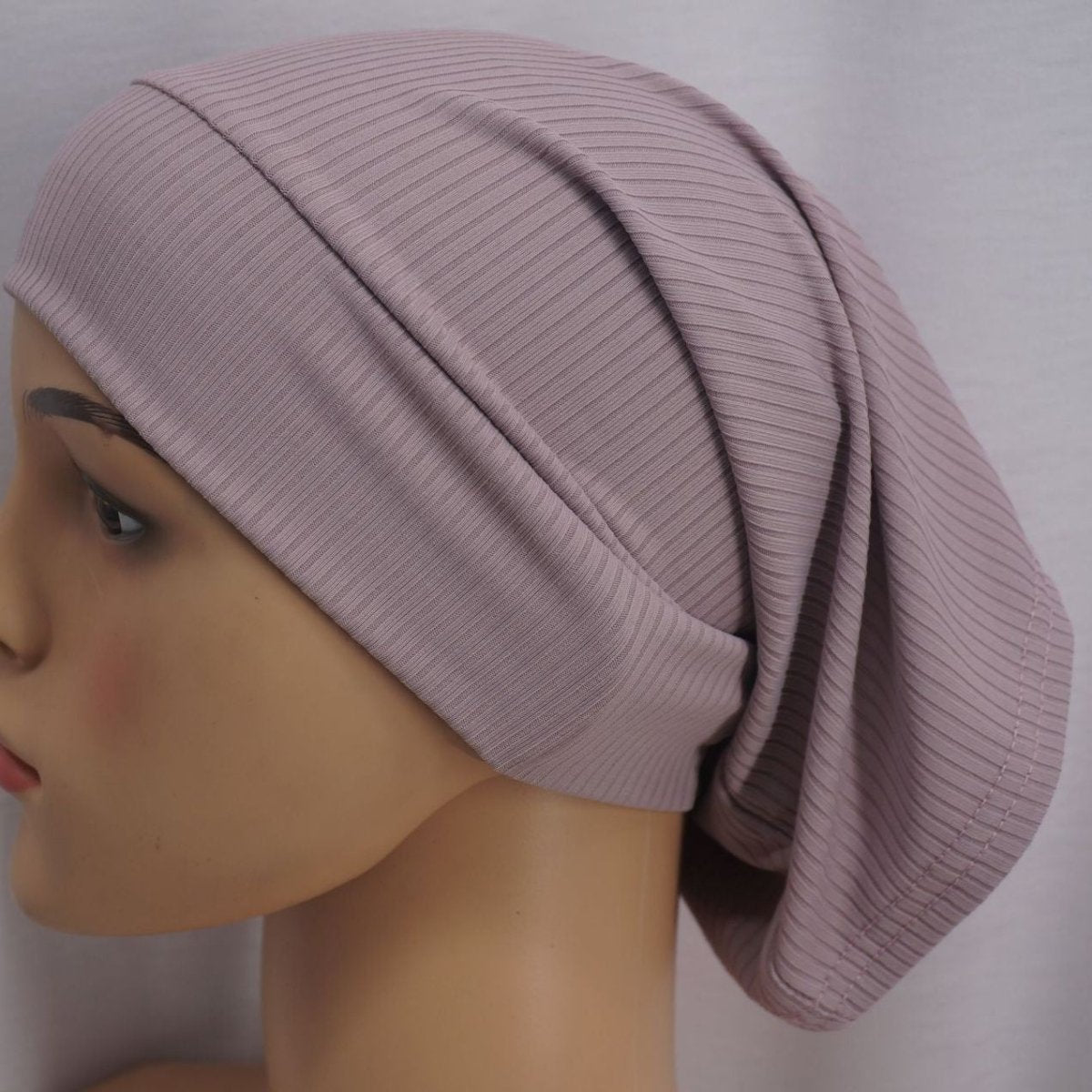 Sous-hijab côtelé élastique polyvalent (MH192)