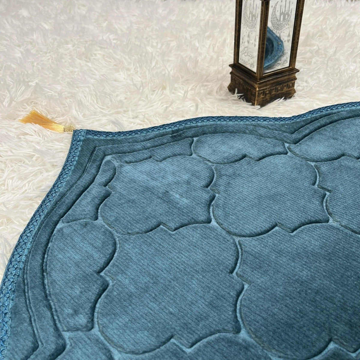 Tapis de prière MC010 en flanelle douce