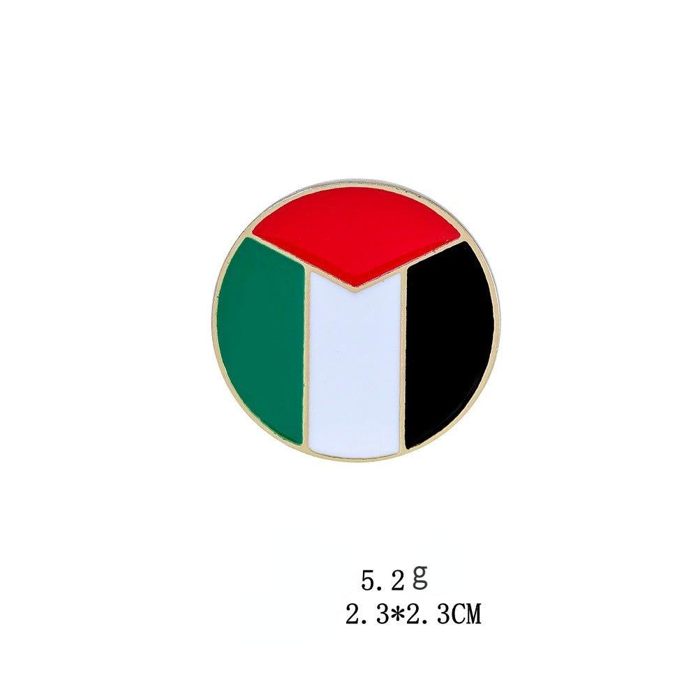Épingle keffiyeh drapeau Free Palestine MAC105