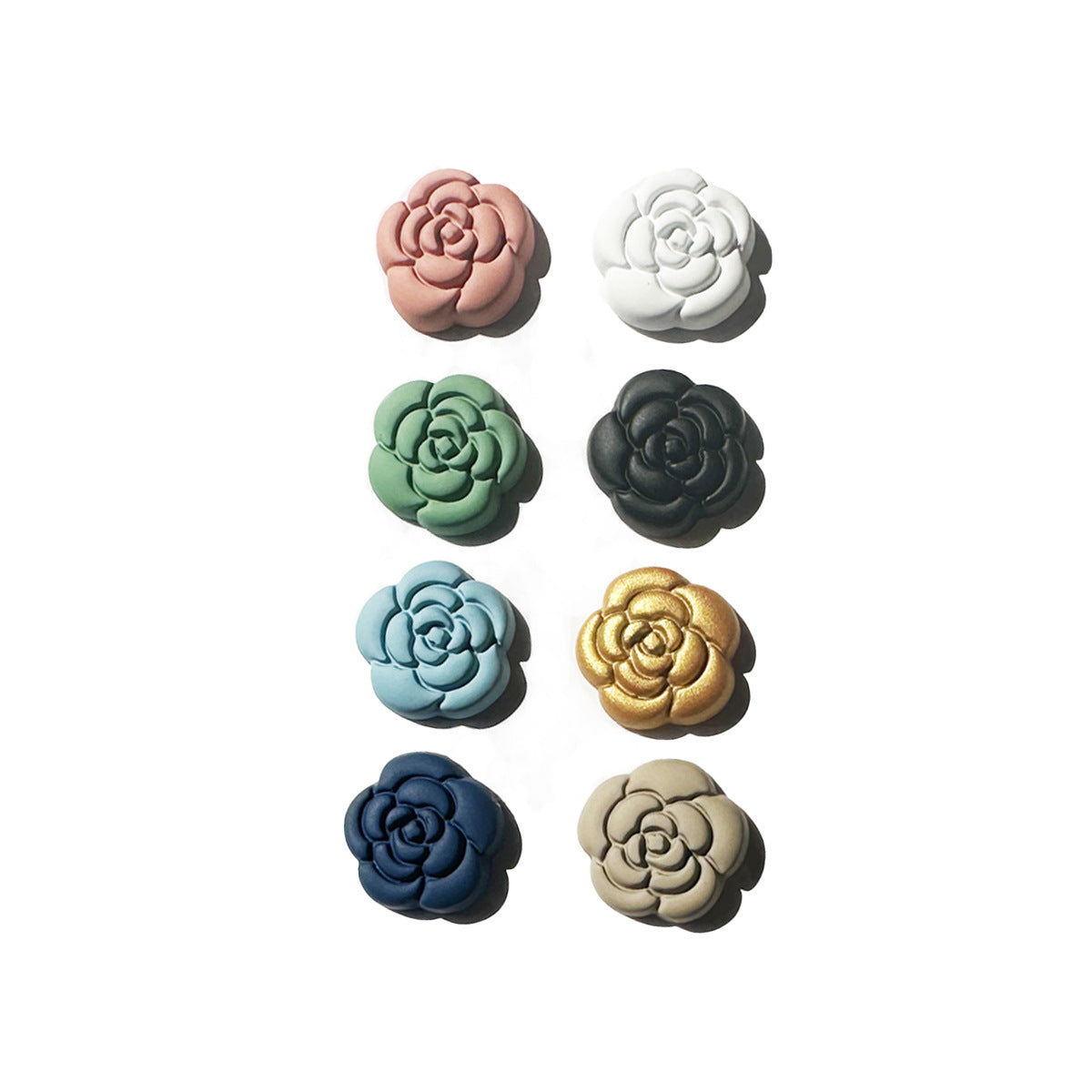 Épingle Magnétique Camellia Sécurité Élégance pour Hijab & Écharpe (MAC342)
