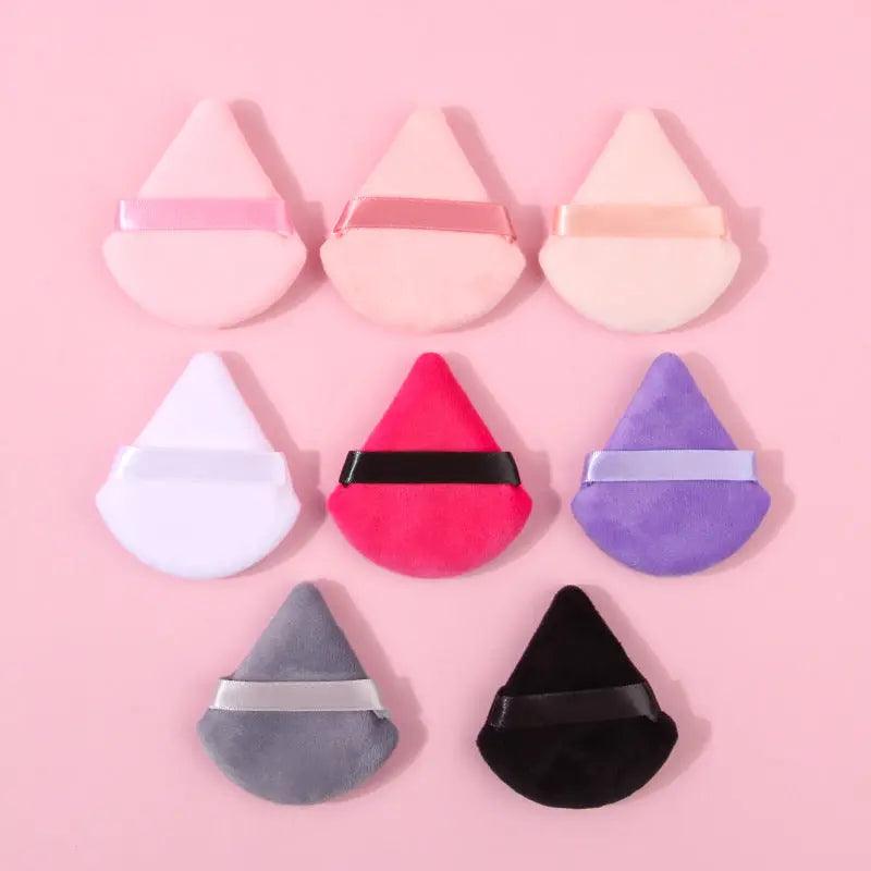 Houppettes triangulaires douces MMU027 pour poudre libre