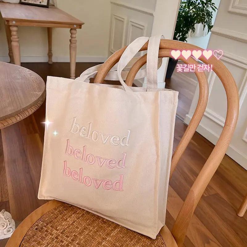 Sac Tote en Toile Brodé (MAC024)