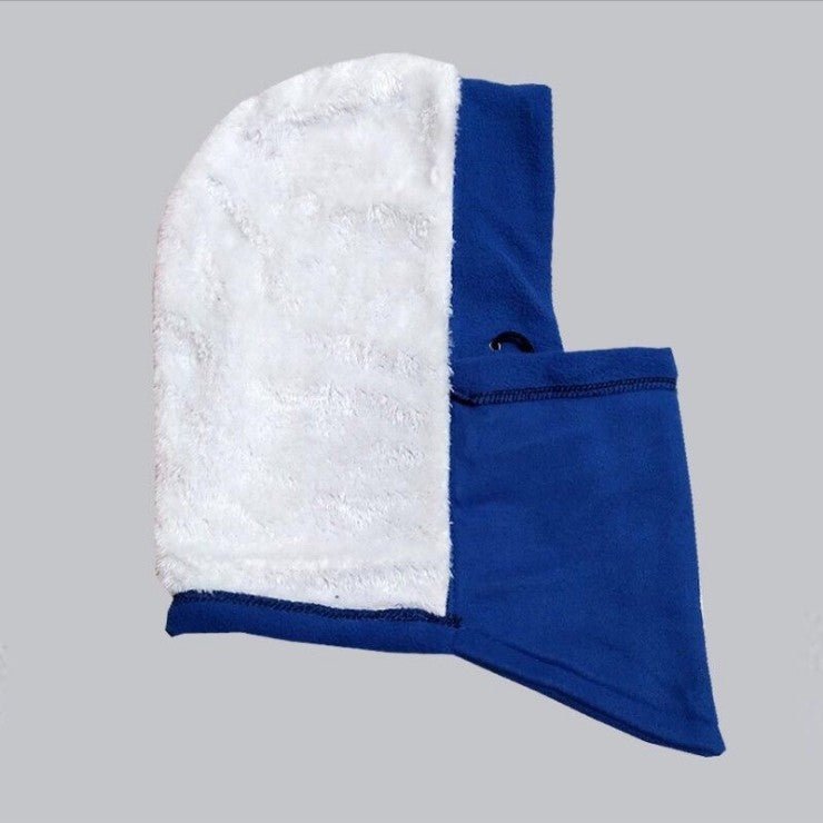 Cagoule d'hiver doublée polaire | Masque de ski intégral avec capuche ajustable (MAC306)