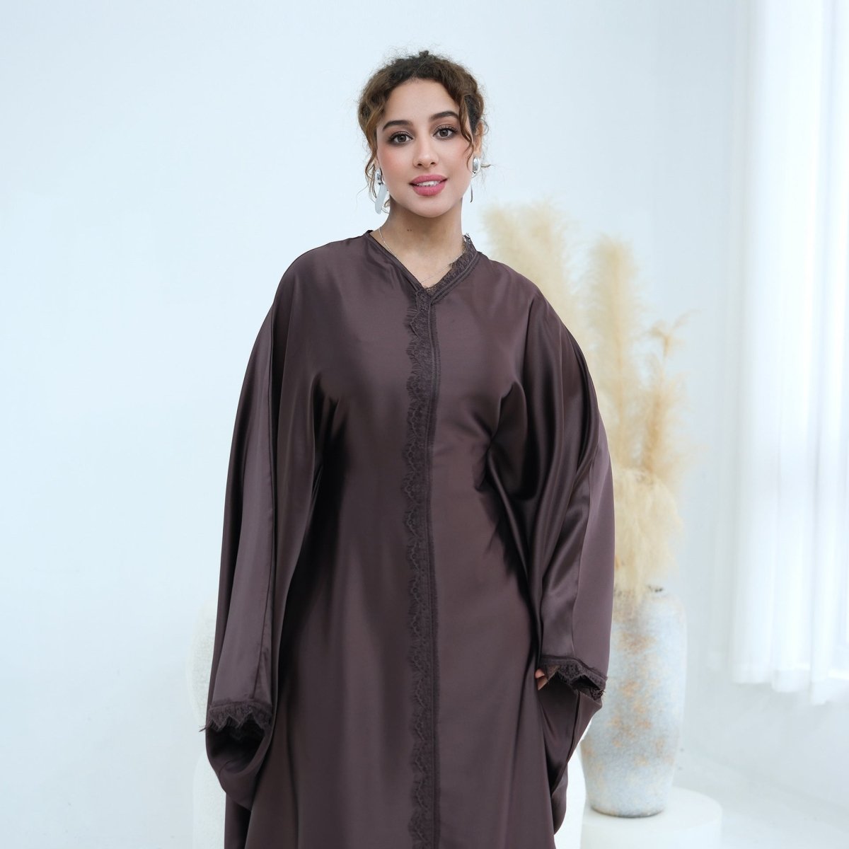 Abaya Papillon à Manches Chauve-Souris (MA442)