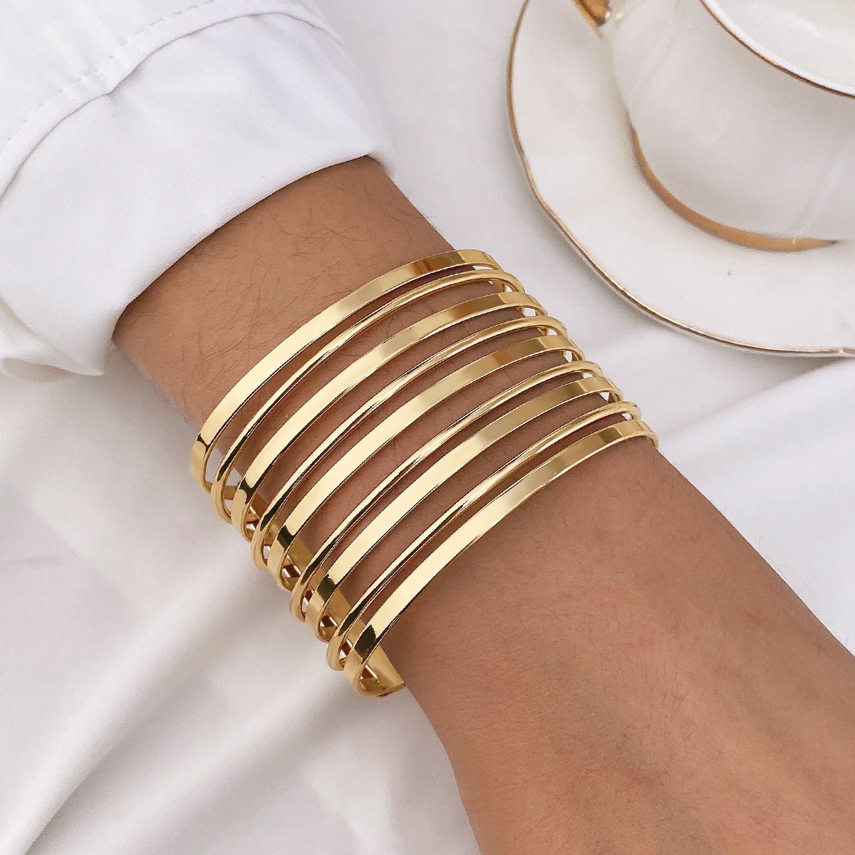 Bracelet en alliage exagéré de style bohème (MAC205)