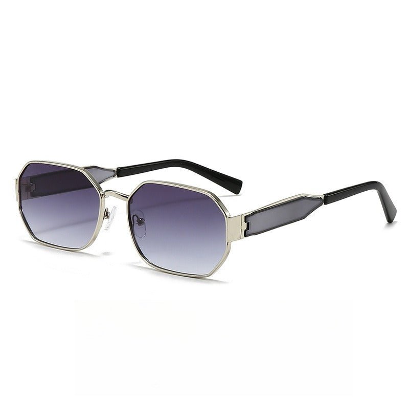 Lunettes de soleil vintage à monture étroite – Style rétro chic avec verres teintés pour femme (MAC262)