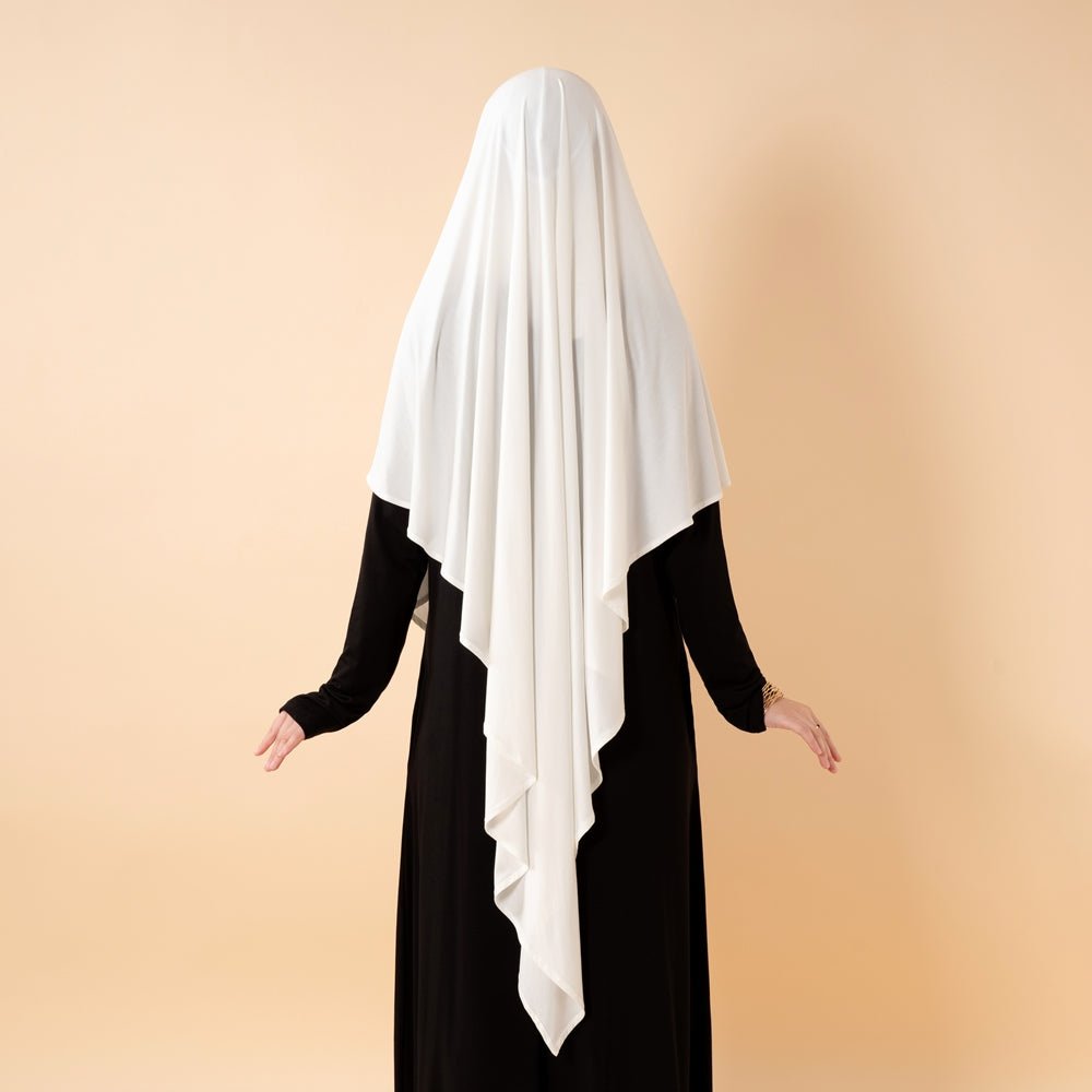 Khimar Premium en Lenzing™ Modal avec voile facial intégré (MK029)