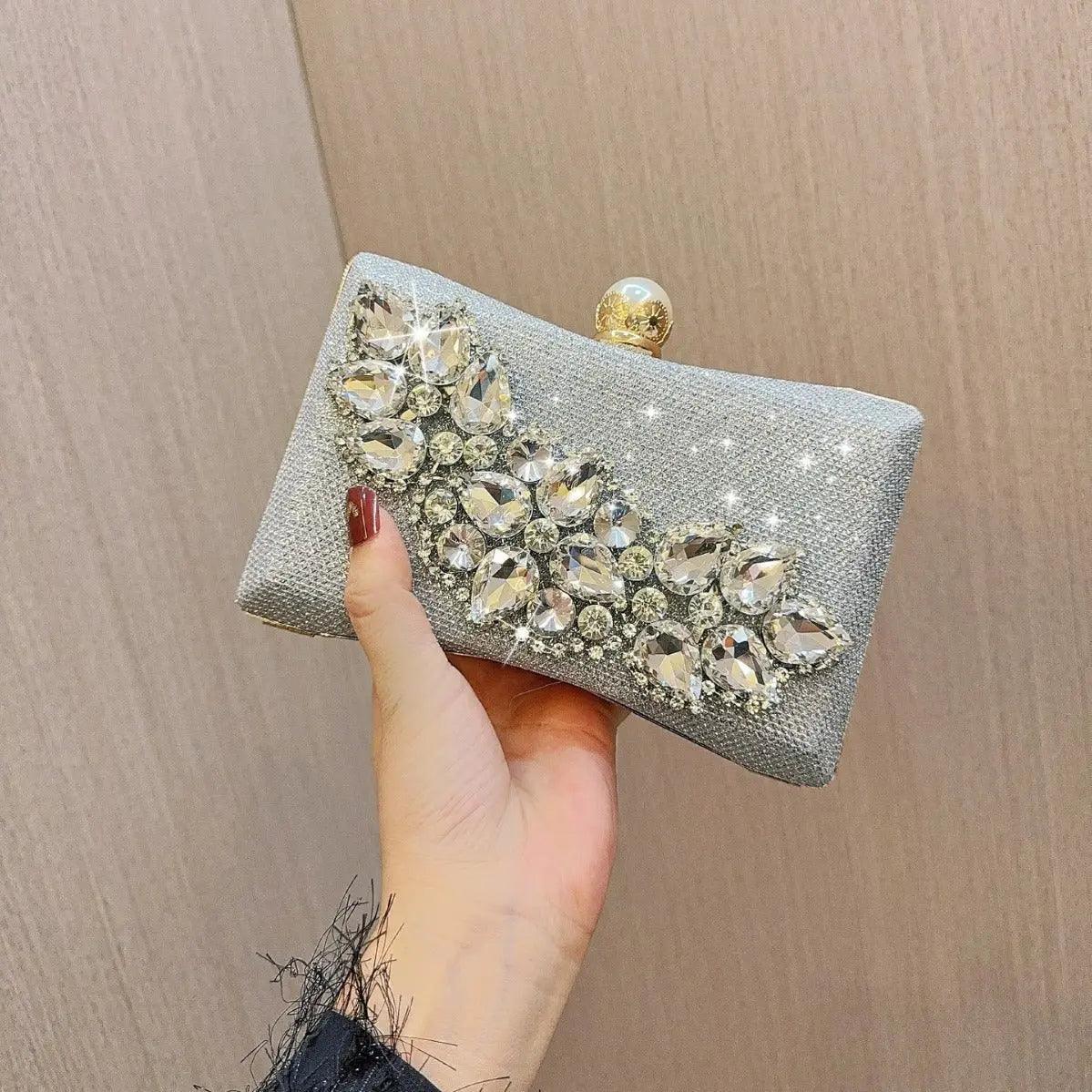 MAC059 Pochettes étincelantes pour mariage, dîner et soirée
