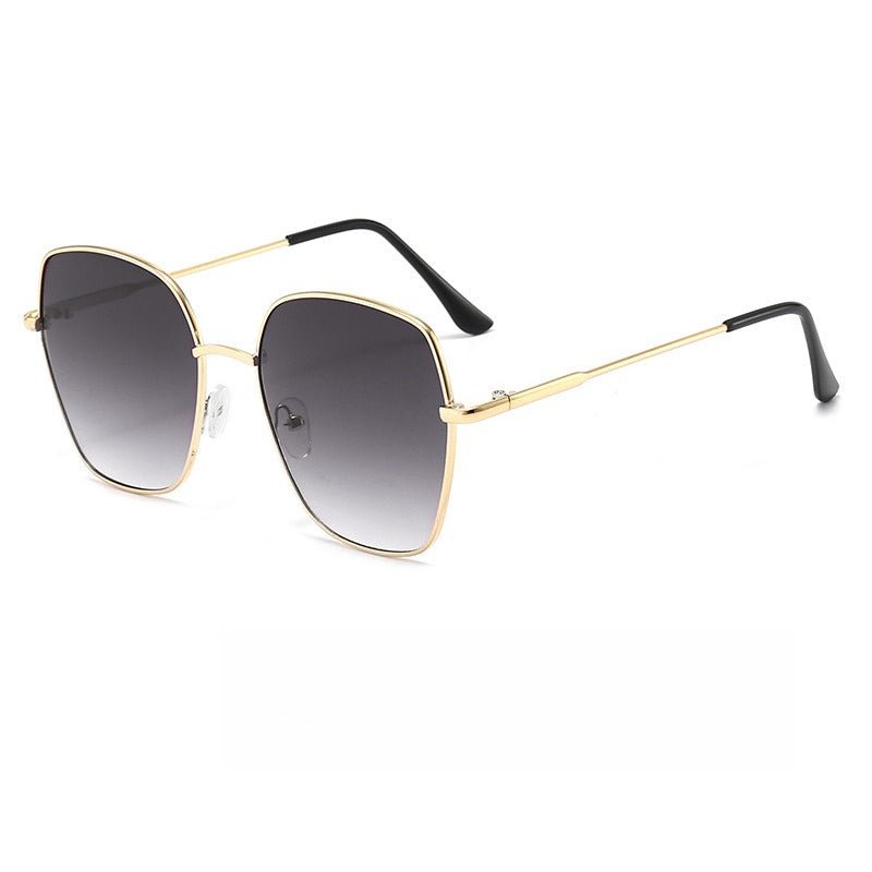 Lunettes de soleil oversize dégradées pour femme – Un accessoire tendance qui affine le visage (MAC263)