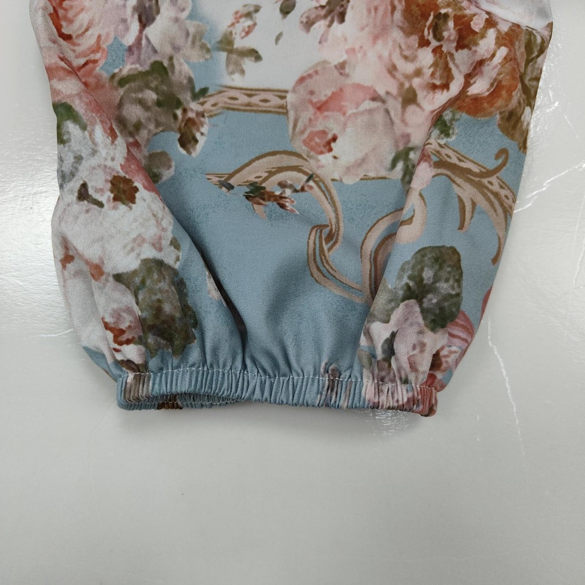 Robe Longue Fleurie Vintage | Robe Style Victorien à Col en V et Manches Longues (MA378)