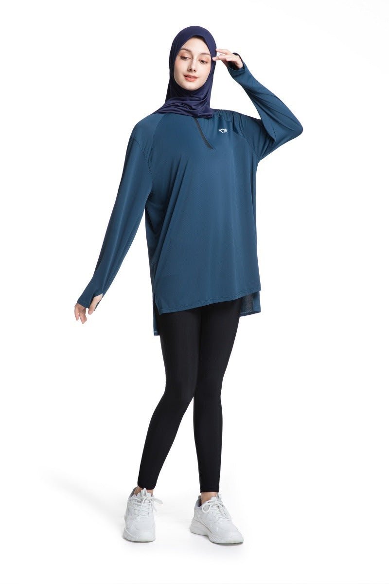 Haut de Sport à Séchage Rapide avec Trous pour Pouces Activewear (MS289)
