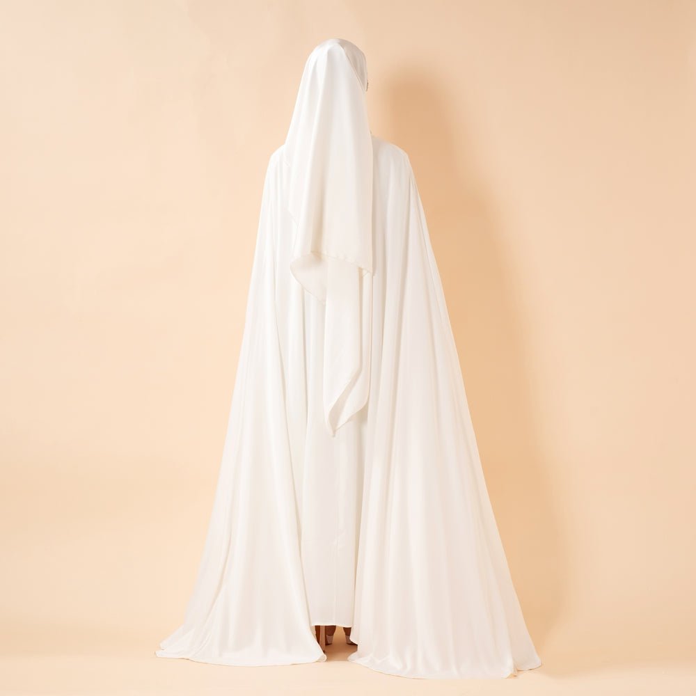 Cape Abaya Royal en Satin de Luxe (MA326)