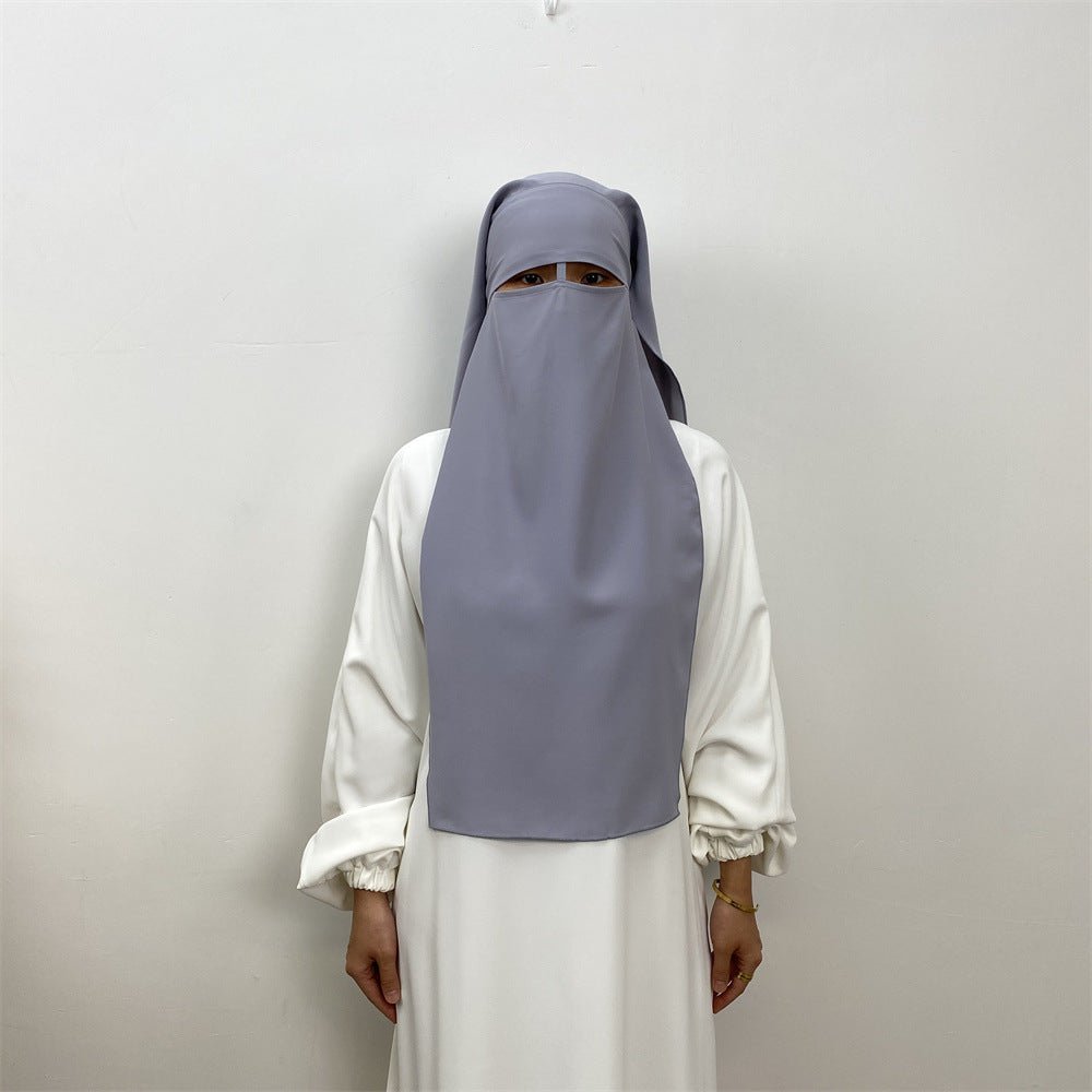 Nida Niqab : Un niqab tendance et polyvalent pour les musulmanes pudiques (MH085)
