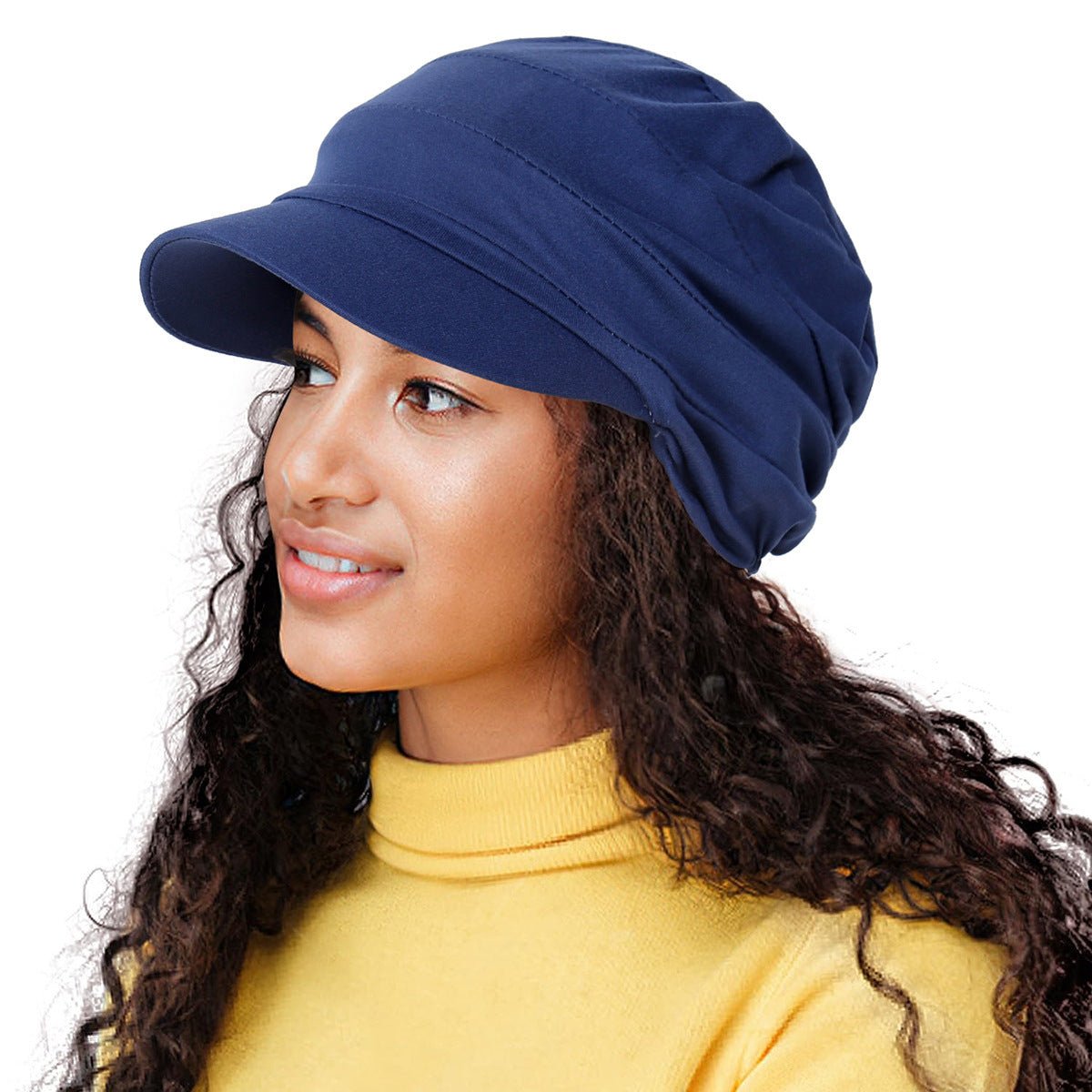 Hijab polyvalent, chapeau à bordure (MH108)