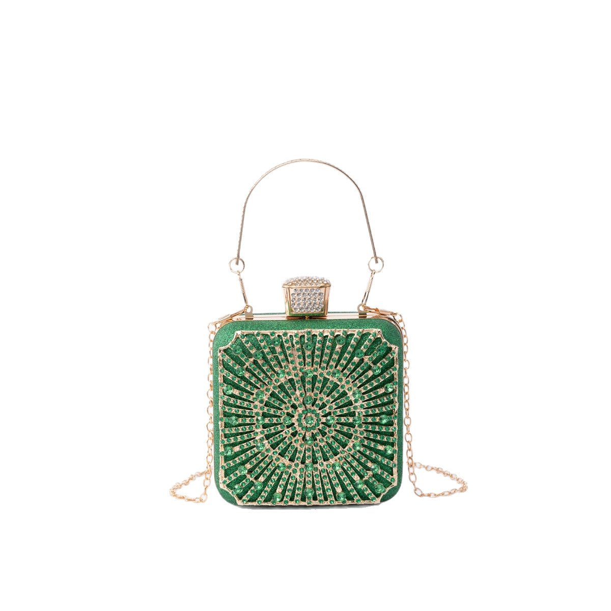 Sac Elegance Brilliant Diamond - Sac boîte de soirée fait main pour soirées et mariages (MAC269)