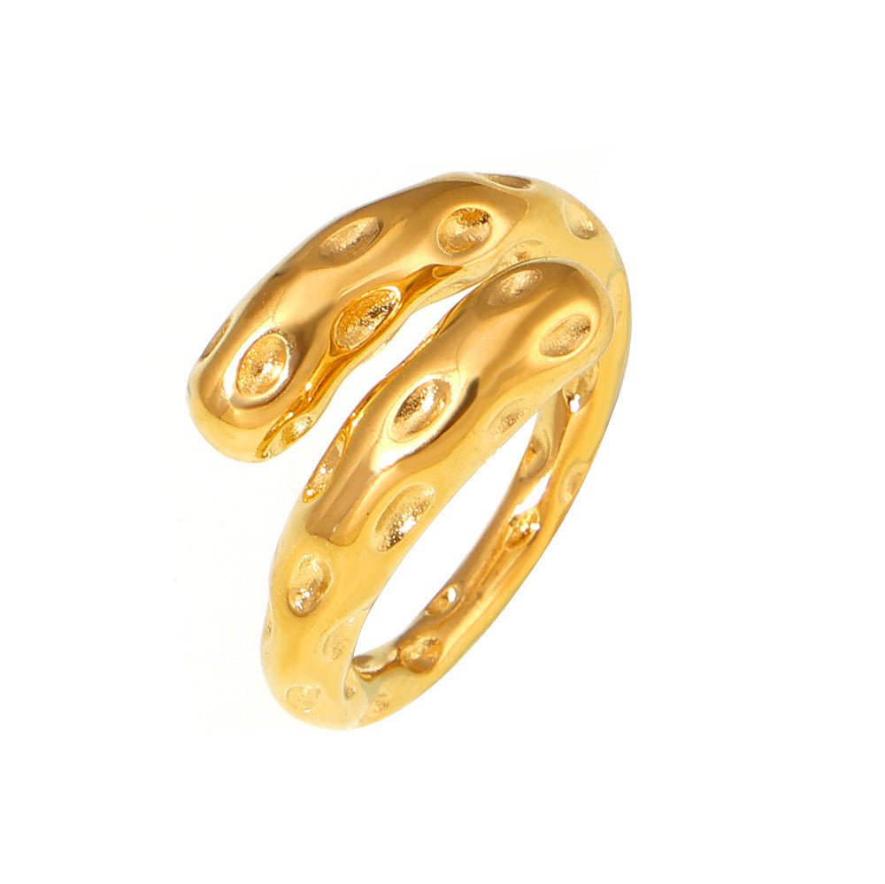 Bague Geometric Brilliance Anneaux minimalistes ultra-brillants pour superposition et style (MAC272)